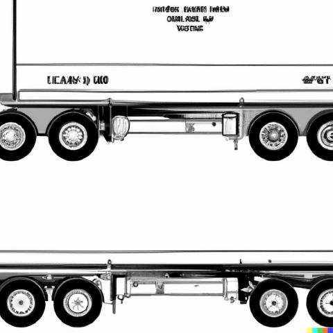 ابعاد و قياس مختلف انواع الشاحنات و المقطورات في أمريكا